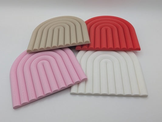 Valentines Retro Ridges Coaster Set 4 piece
