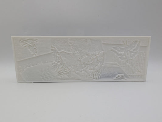 The Dark Academia: Memento Mori Lithophane Bookmark🕯️