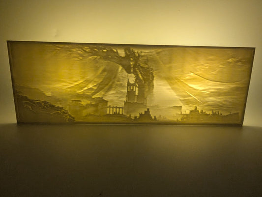 The Mythic Citadel Edition Lithophane Bookmark