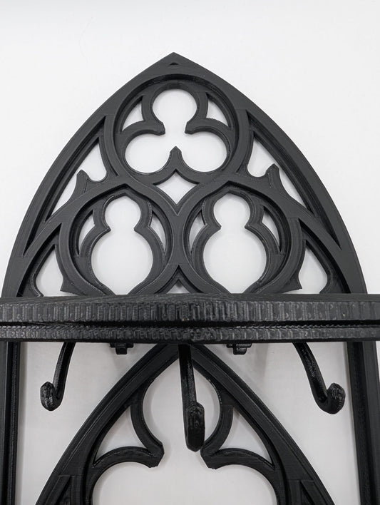 Cathedral Arch Curio and Key Rack