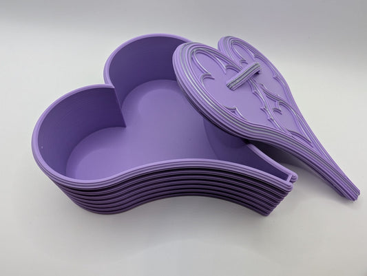 The Sacred Heart Keepsake Box (Mystic Heath/ Silver)