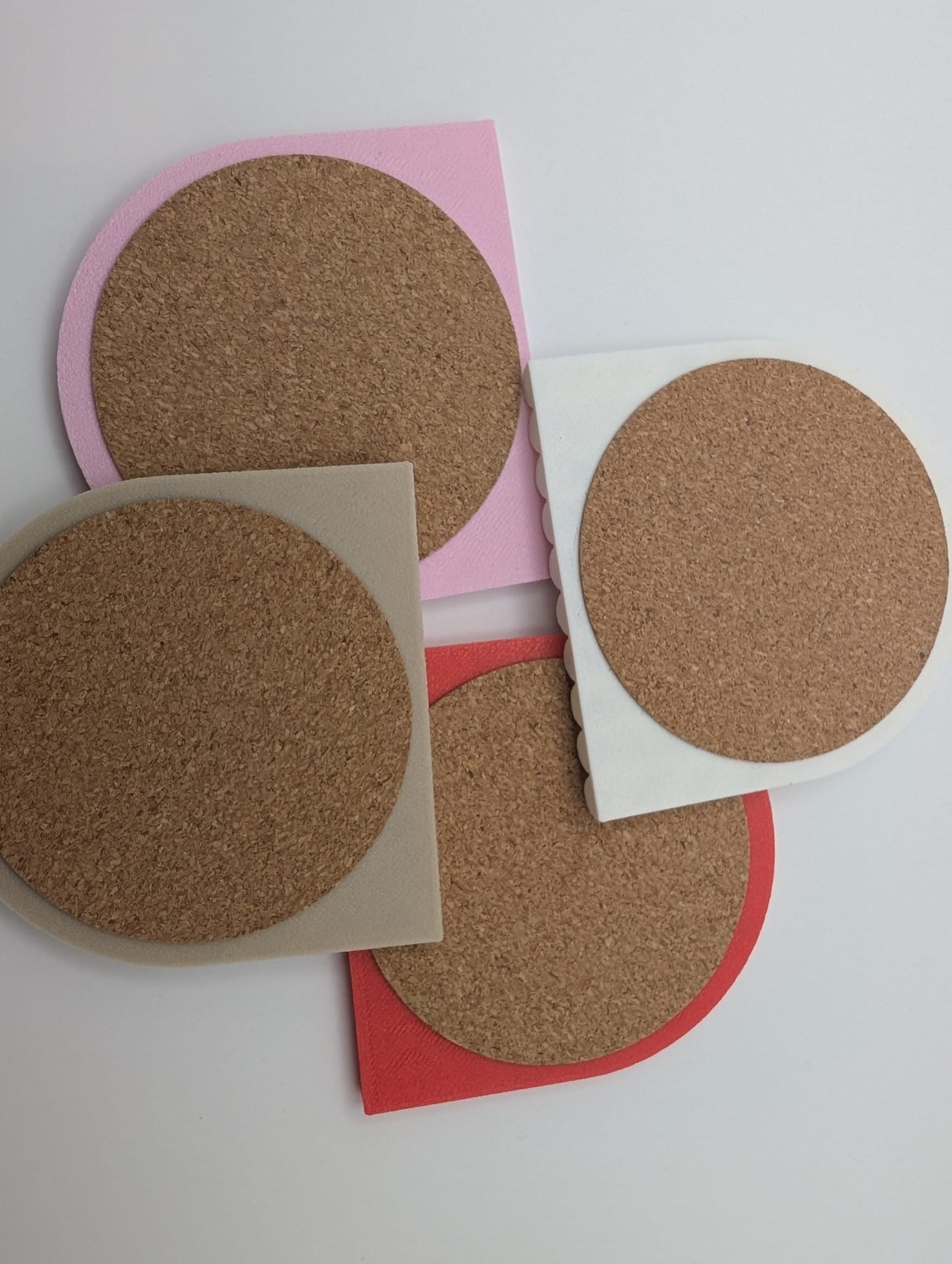 Valentines Retro Ridges Coaster Set 4 piece
