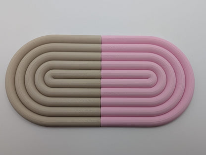 Valentines Retro Ridges Coaster Set 4 piece
