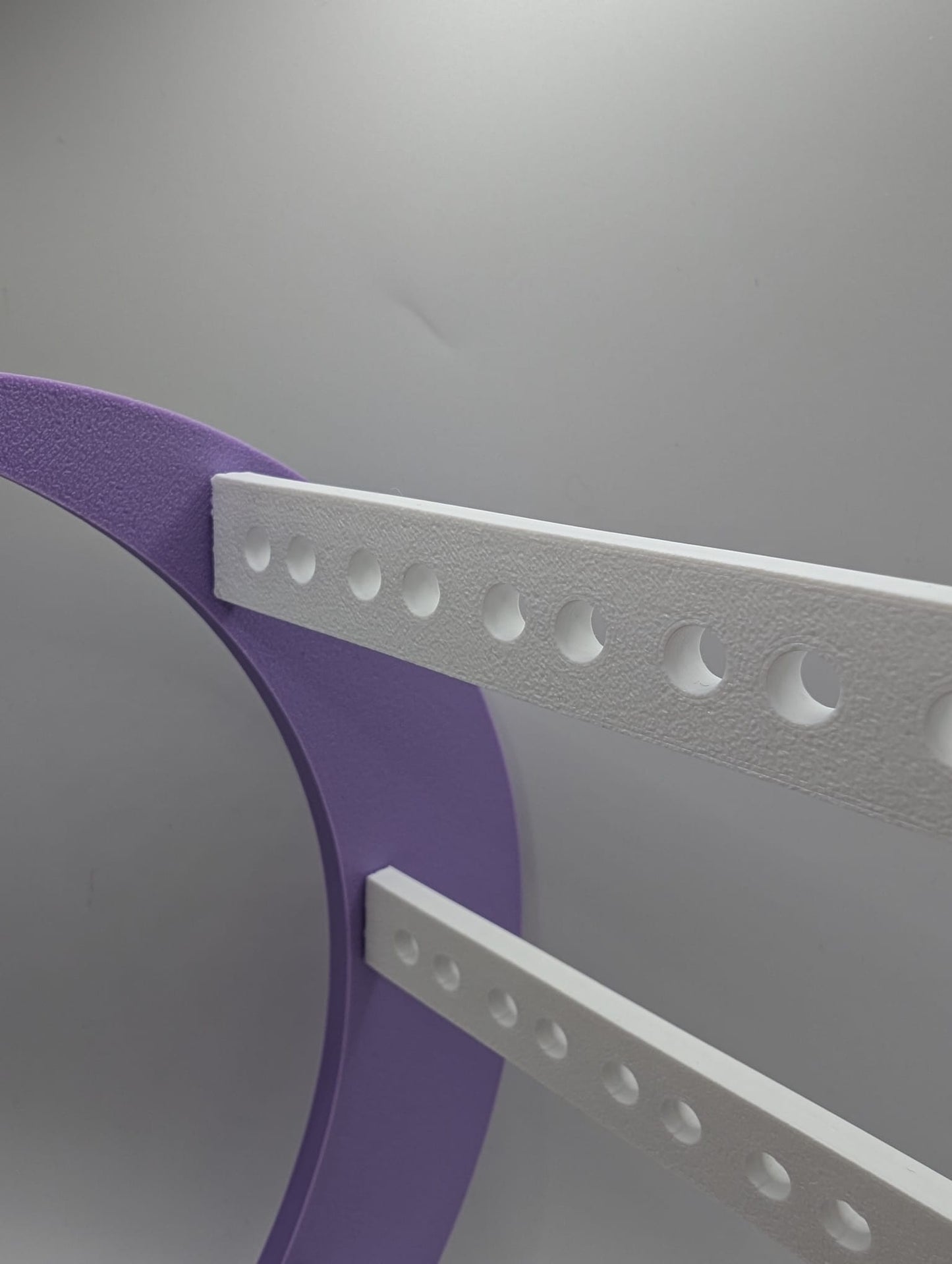 The Lunar Cradle Earring Display (Lavender Dreams)