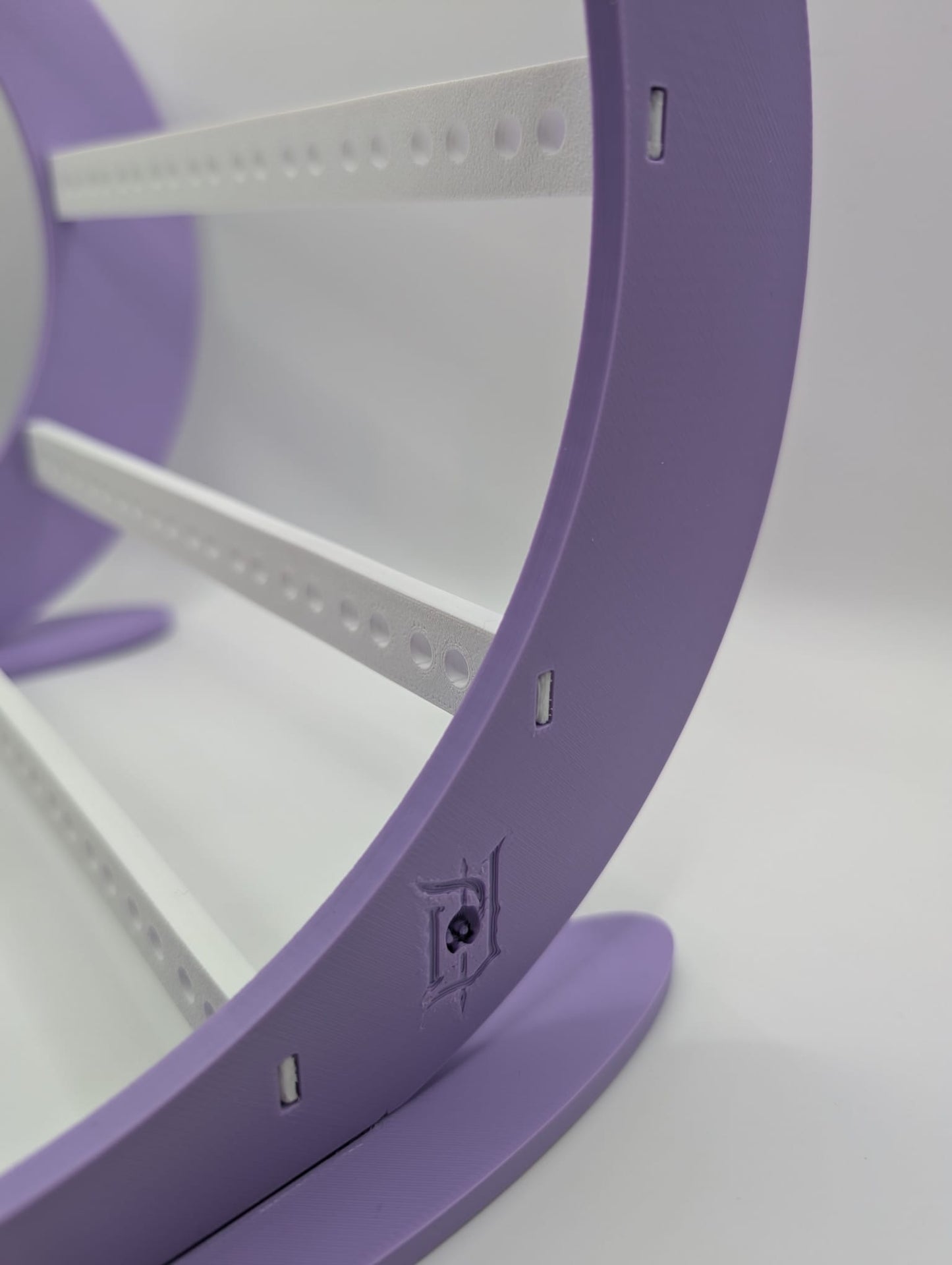 The Lunar Cradle Earring Display (Lavender Dreams)