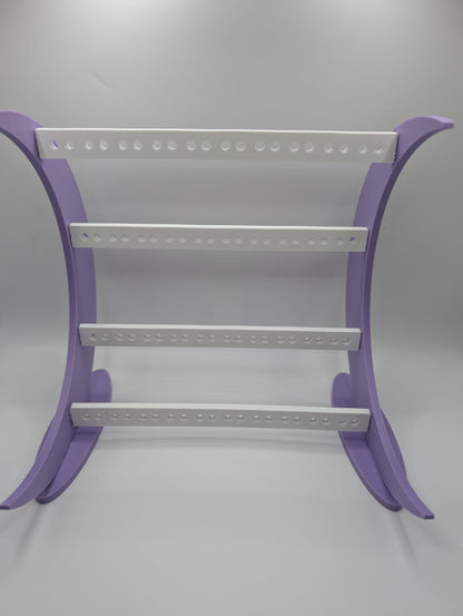 The Lunar Cradle Earring Display (Lavender Dreams)