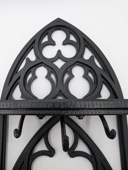 Cathedral Arch Curio and Key Rack