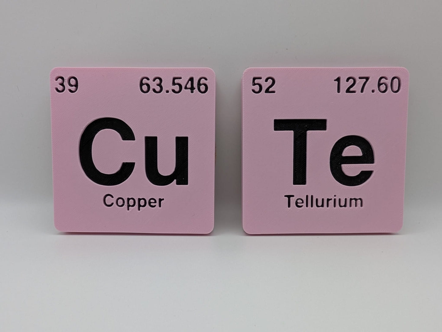 Cu Te Coaster set