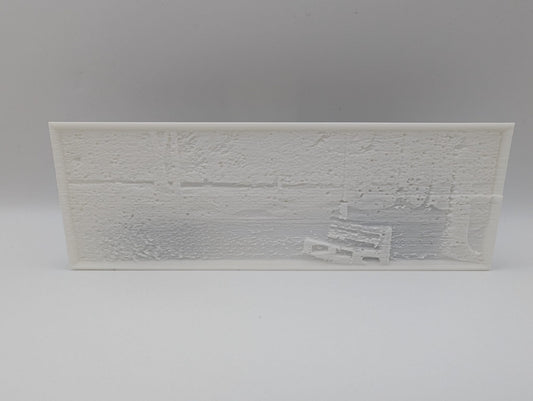 Winter Wonderland lithophane bookmark