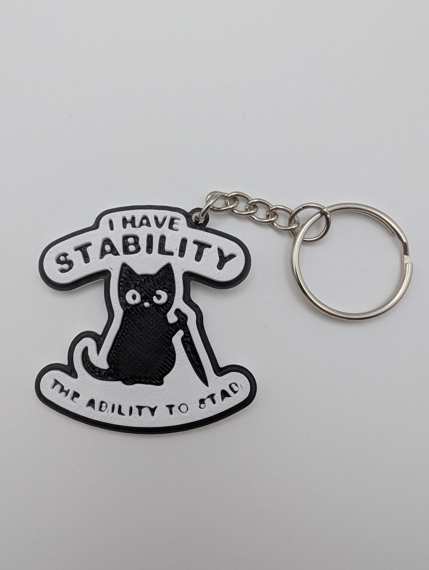 Stability B Grade Keyring