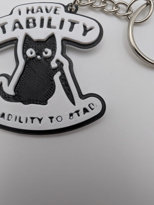 Stability B Grade Keyring